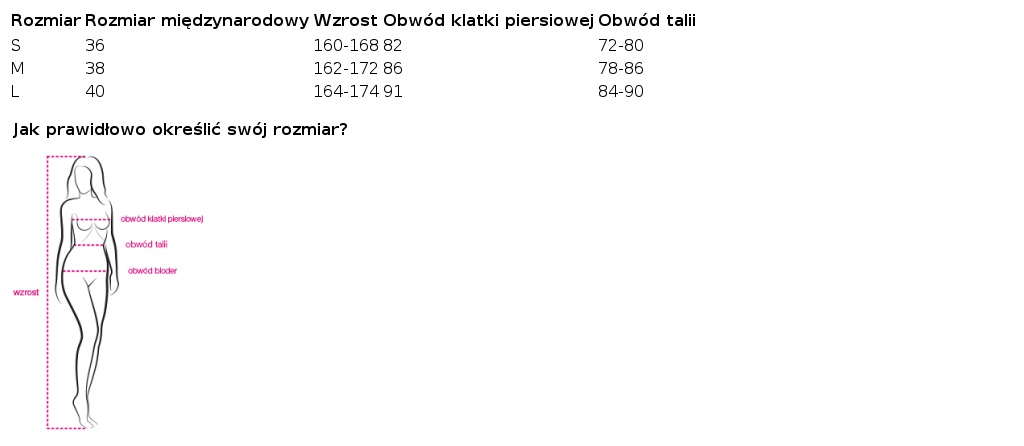 Tabela rozmiarów
